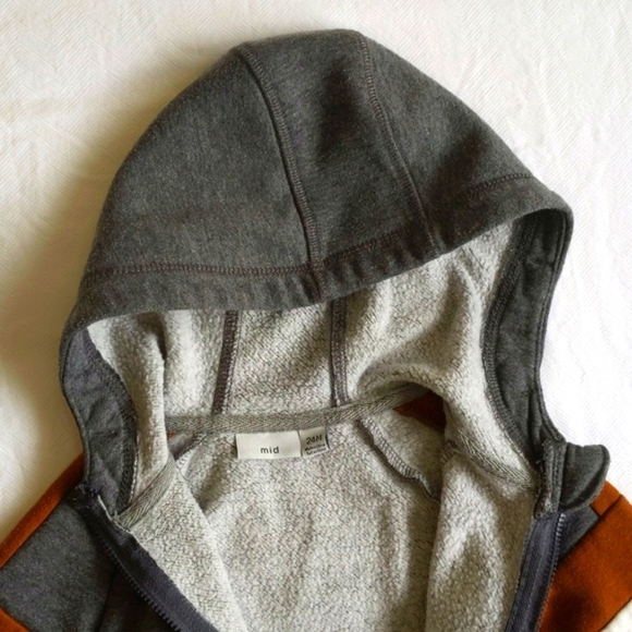 mid comfy zip-up hoodie sweatshirt 24 months baby boy - Picture 6 of 10